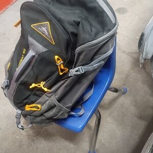 High Sierra Black and Gold Backpack